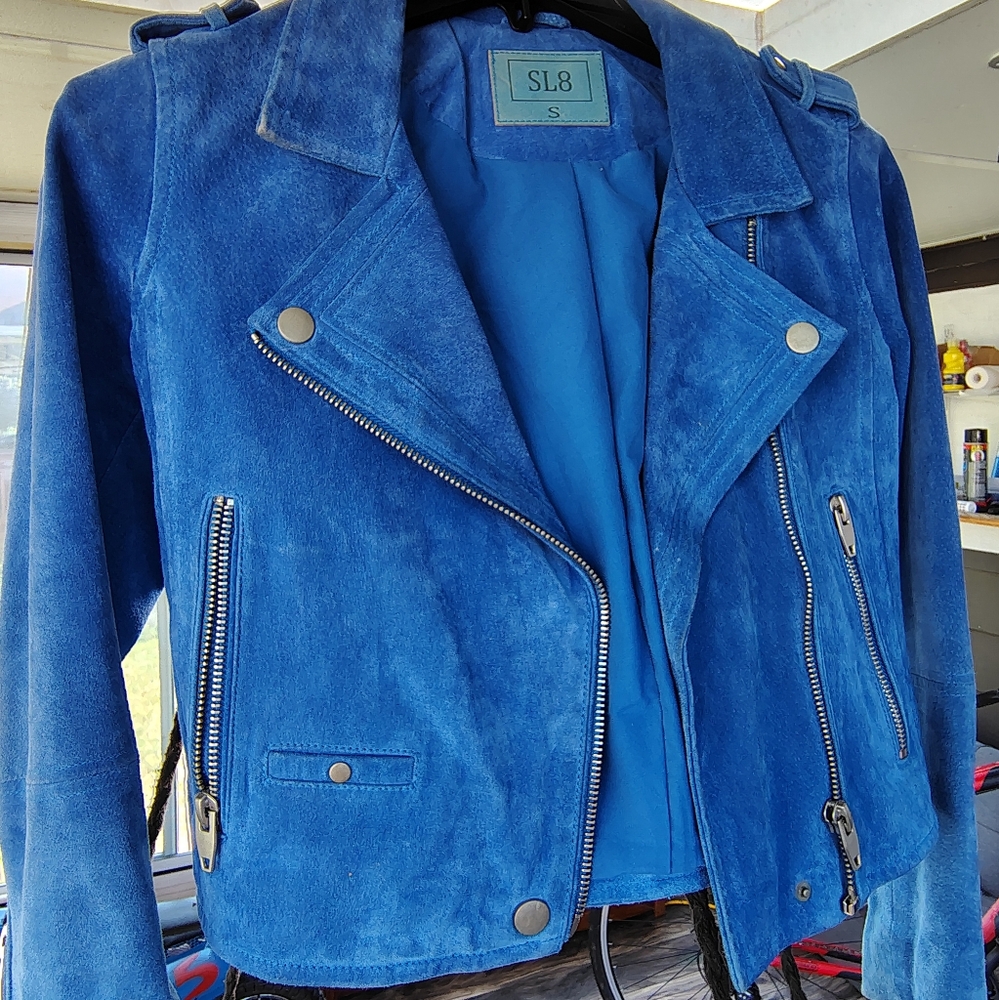 Sl8 100% real leather jacket